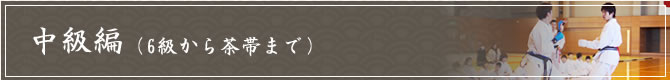 中級編(6級から茶帯まで )