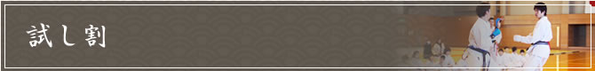 試し割